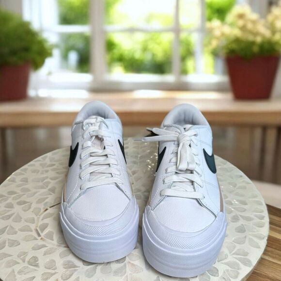 Nike Court Legacy Lift Shoes Platform Sneakers DM7590-100 Women’s Size 8.5 - Picture 8 of 14